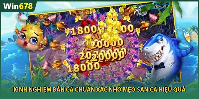 Kinh nghiệm bắn cá chuẩn xác nhờ mẹo săn cá hiệu quả