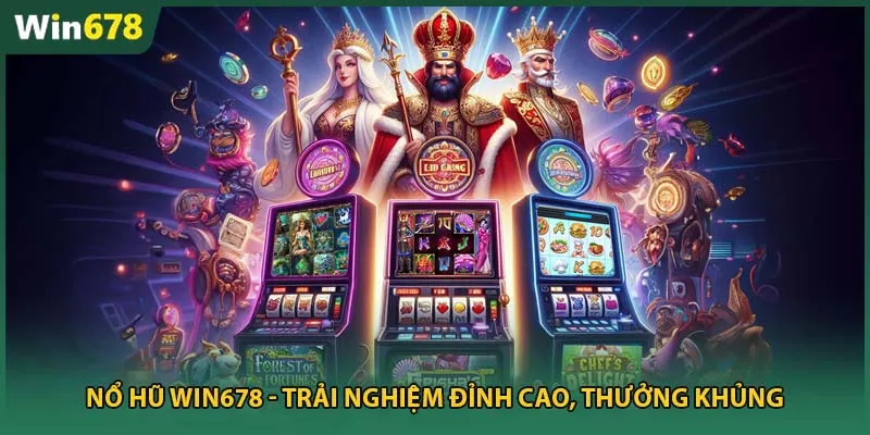 Nổ Hũ Win678 - Trải nghiệm đỉnh cao, thưởng khủng