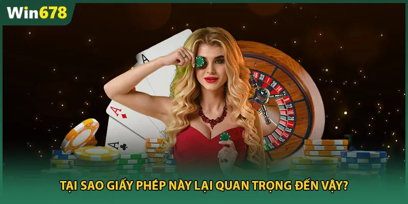Tại sao giấy phép này lại quan trọng đến vậy?